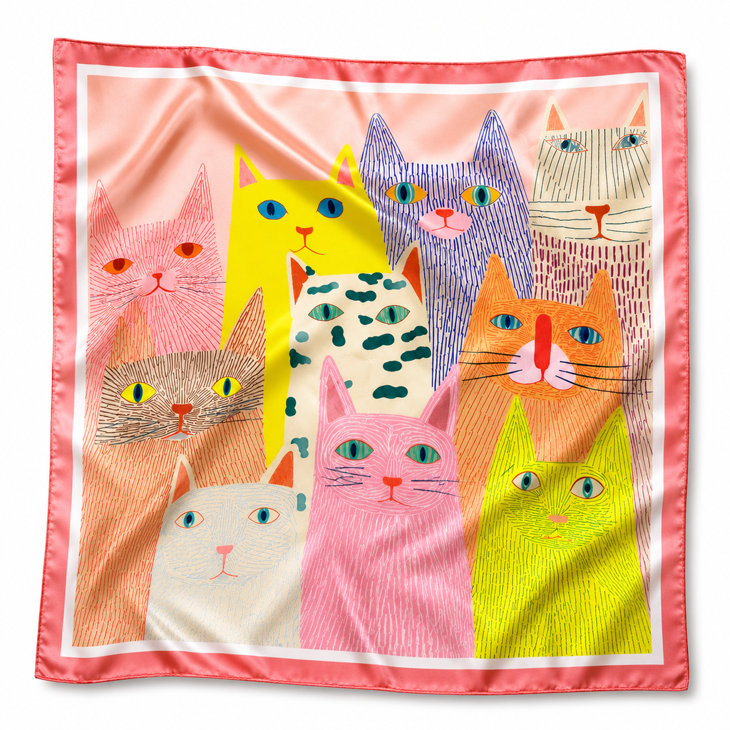 Luxury Satin Multi-Way Scarf