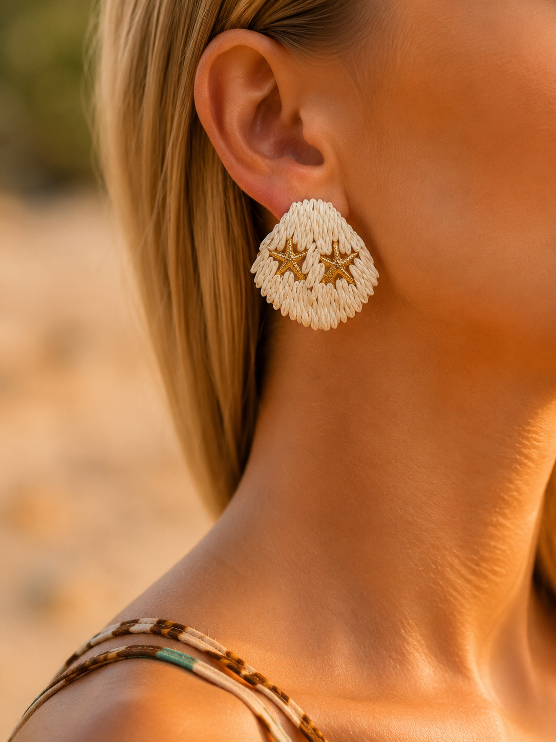 Seashell earring