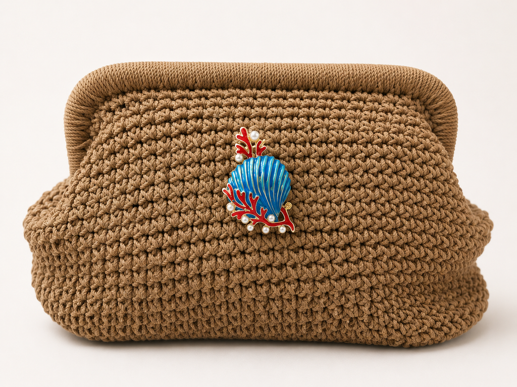 Ocean Collection Brooch Set | Handcrafted Marine-Inspired Pins