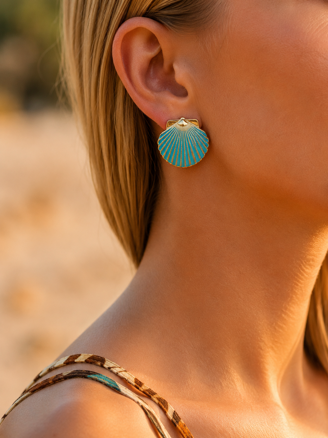 Seashell earring