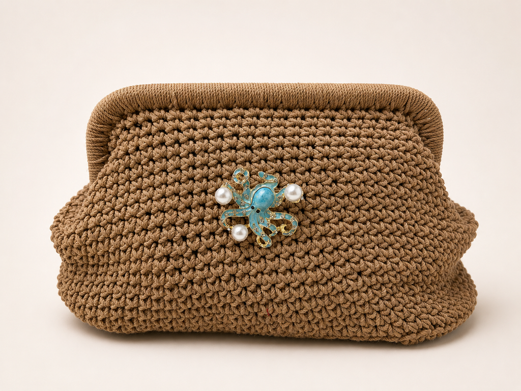 Octopus brooch
