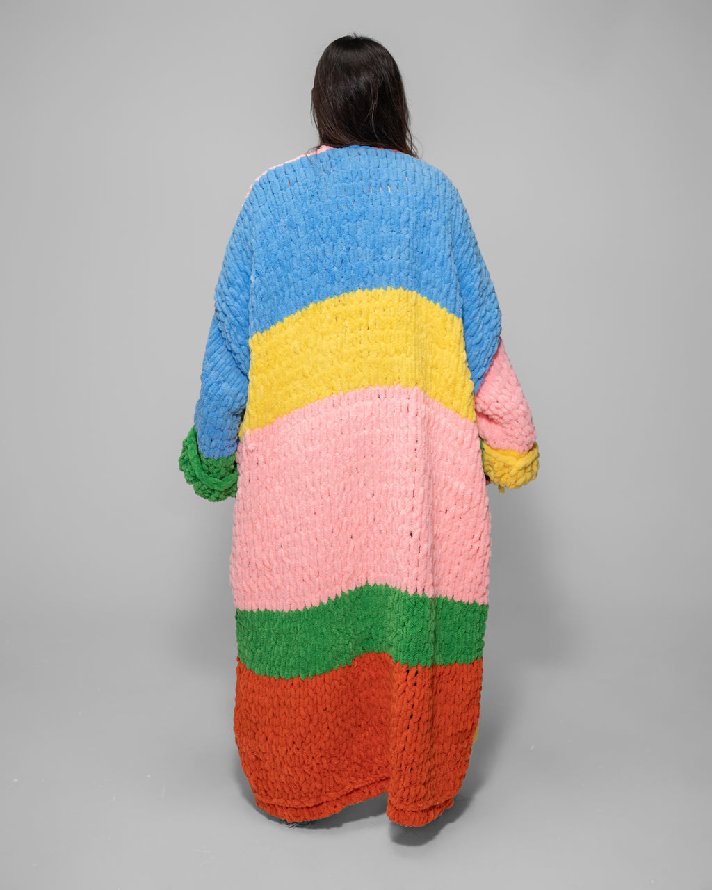 Rainbow oversized cardigan