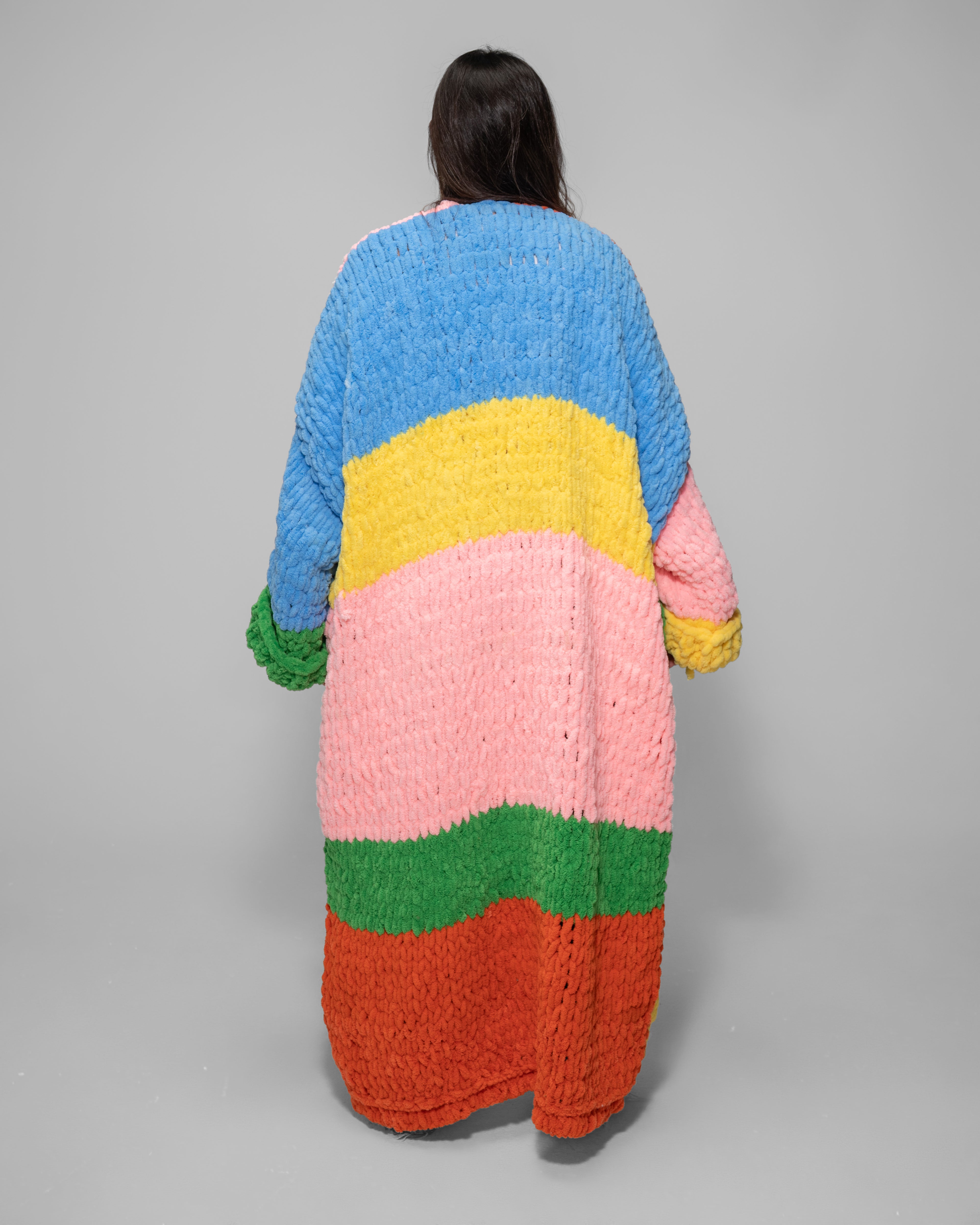 Rainbow oversized cardigan