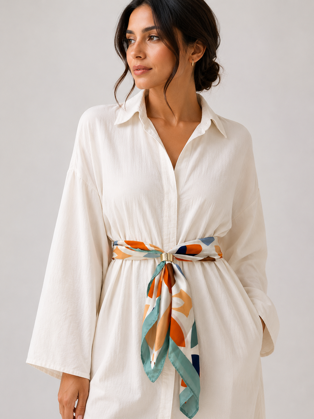 Luxury Satin Multi-Way Scarf