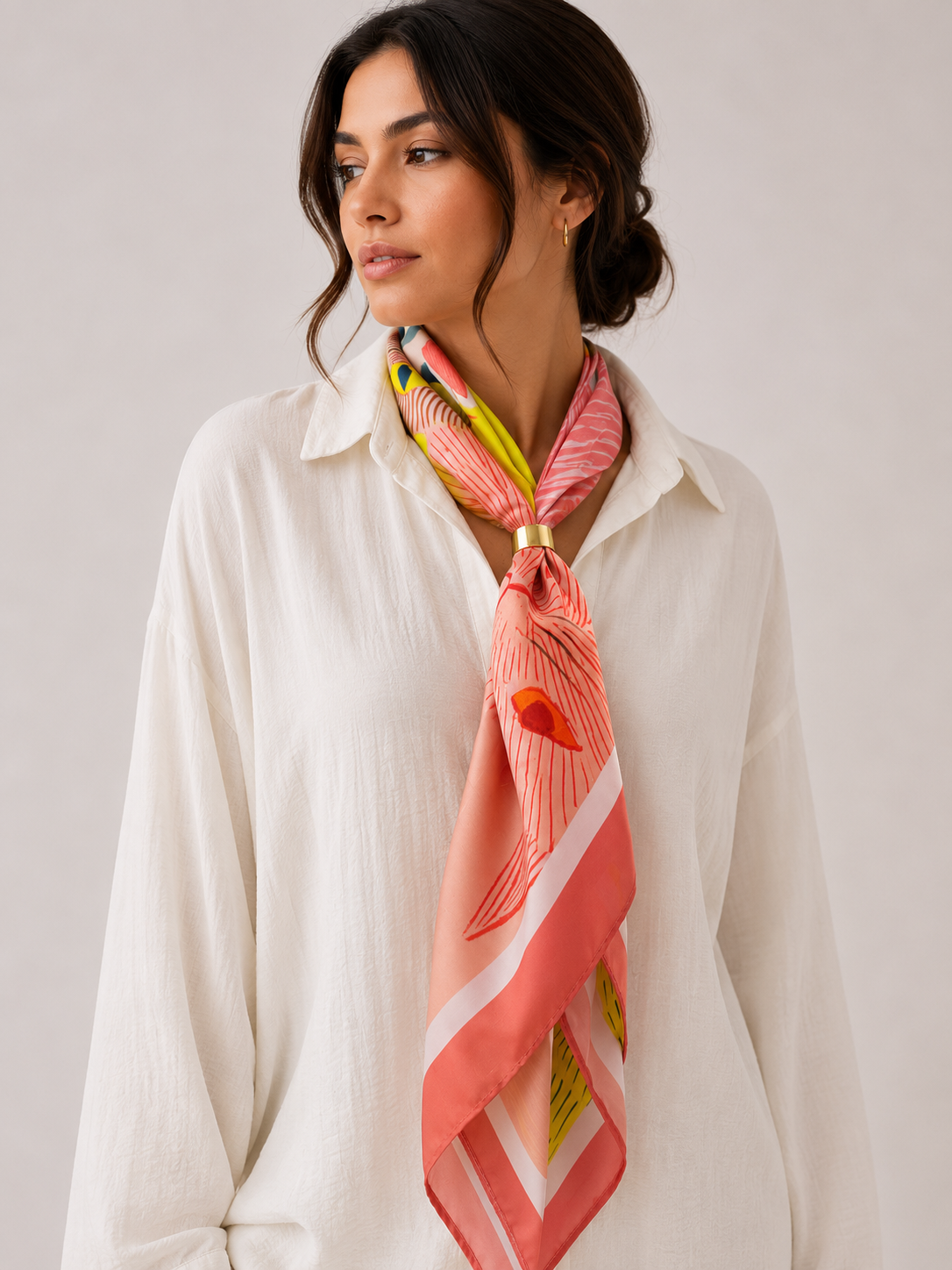 Luxury Satin Multi-Way Scarf