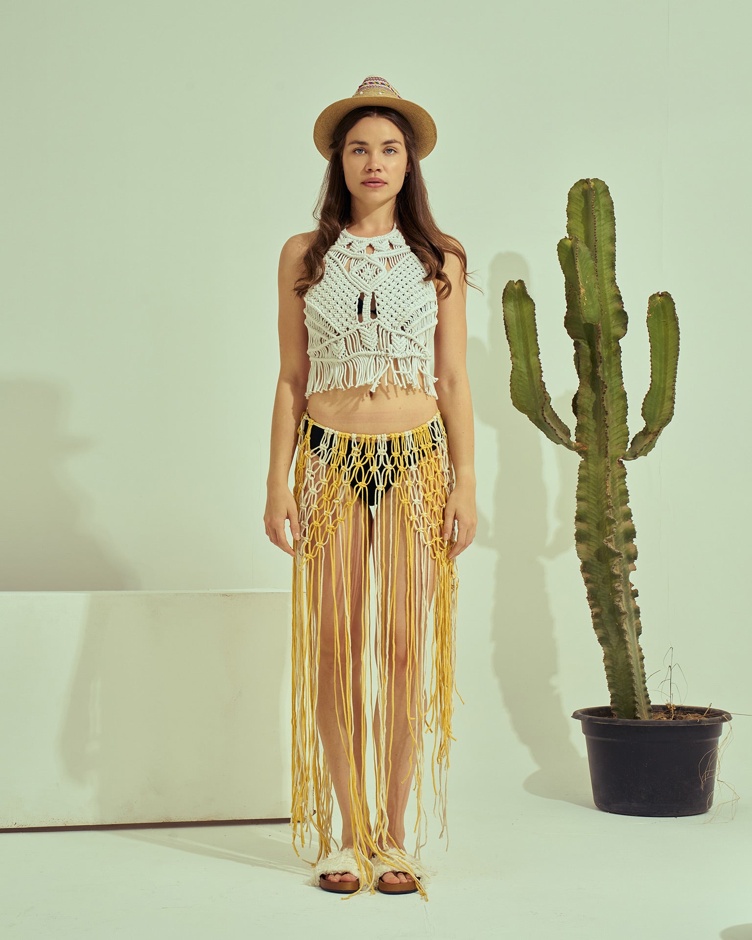 Macrame coverup