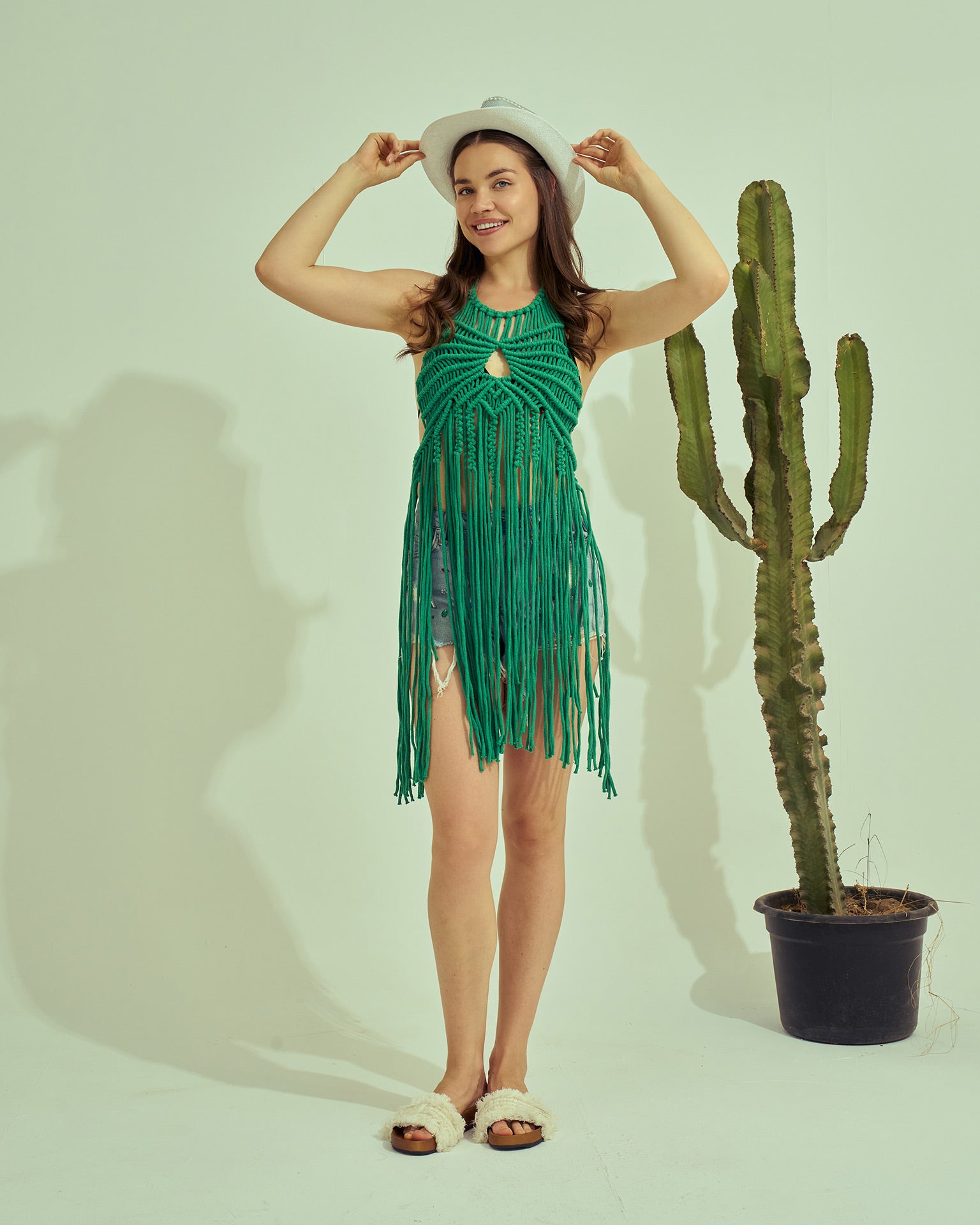 Macrame Beach coverup