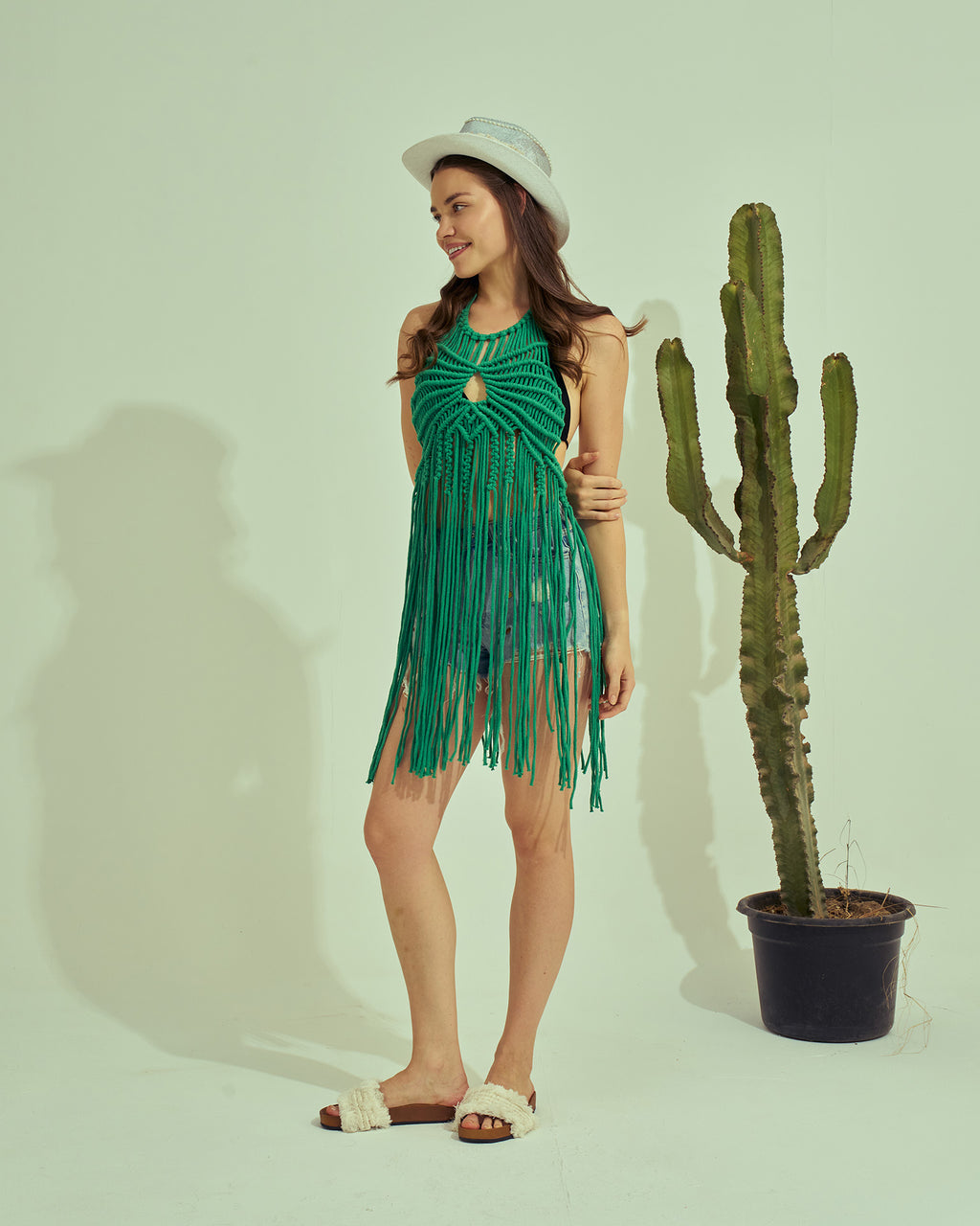 Macrame Beach coverup
