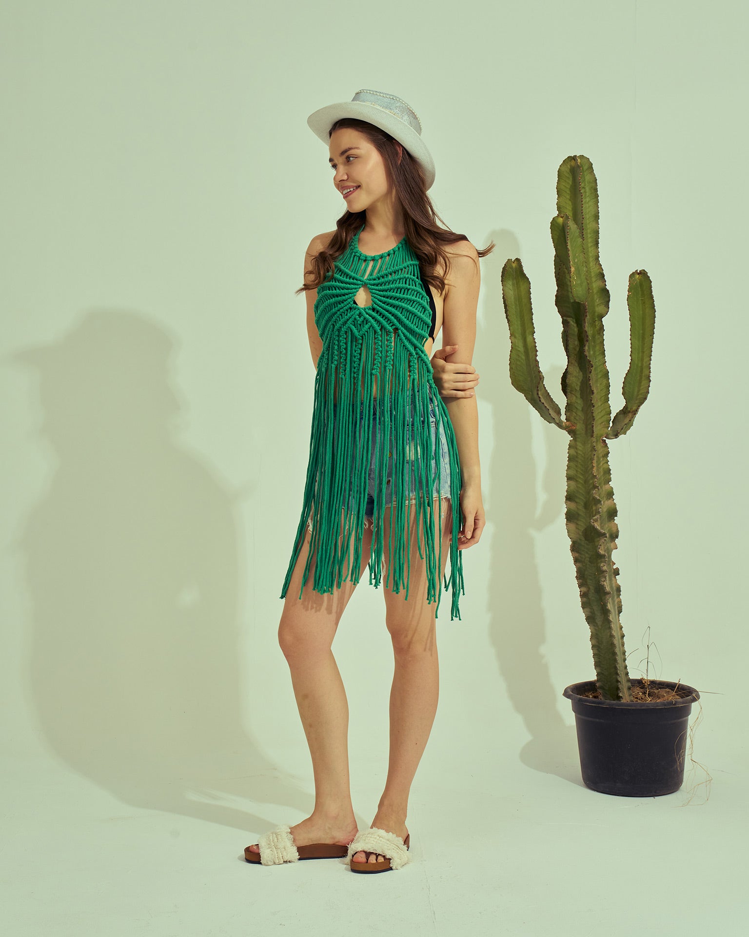 Macrame Beach coverup