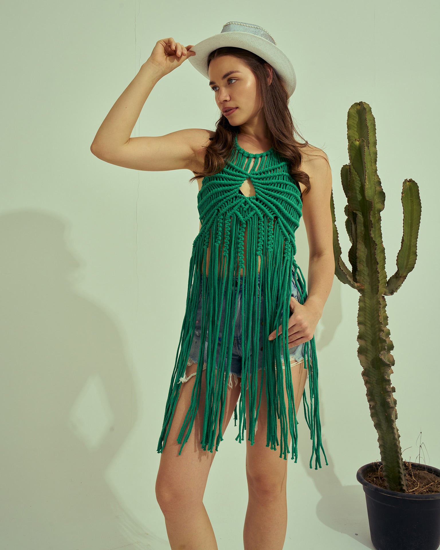 Macrame Beach coverup