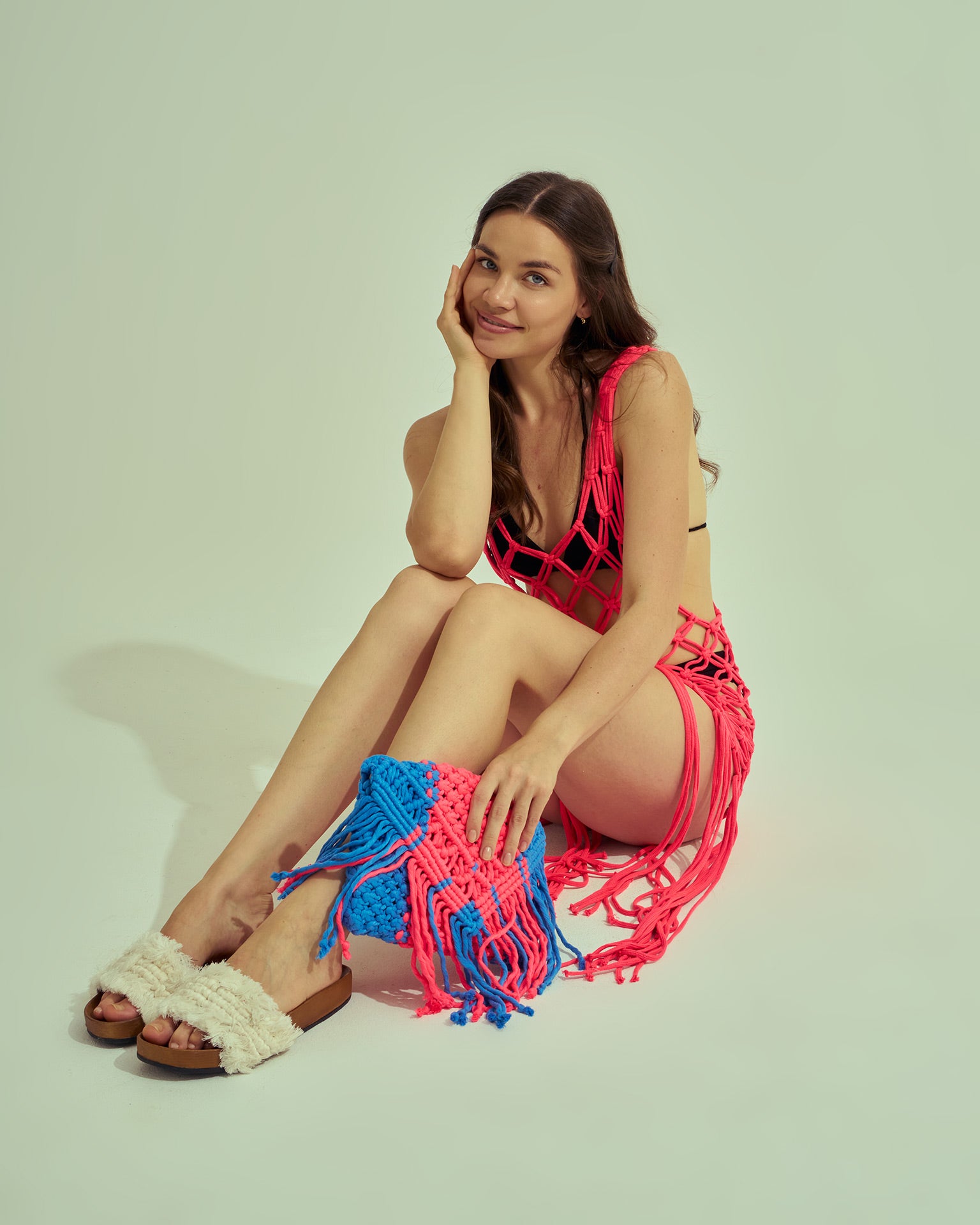 Macrame coverup