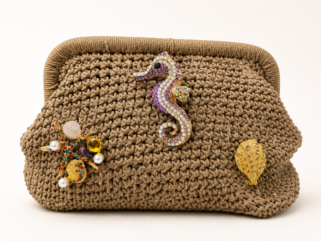 Ocean Treasures Brooch Set | Handcrafted Coastal Collection