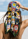 Luxury Satin Multi-Way Scarf