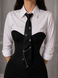 Black Star Chain Tie