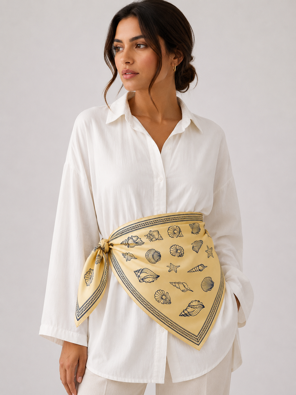 Luxury Satin Multi-Way Scarf