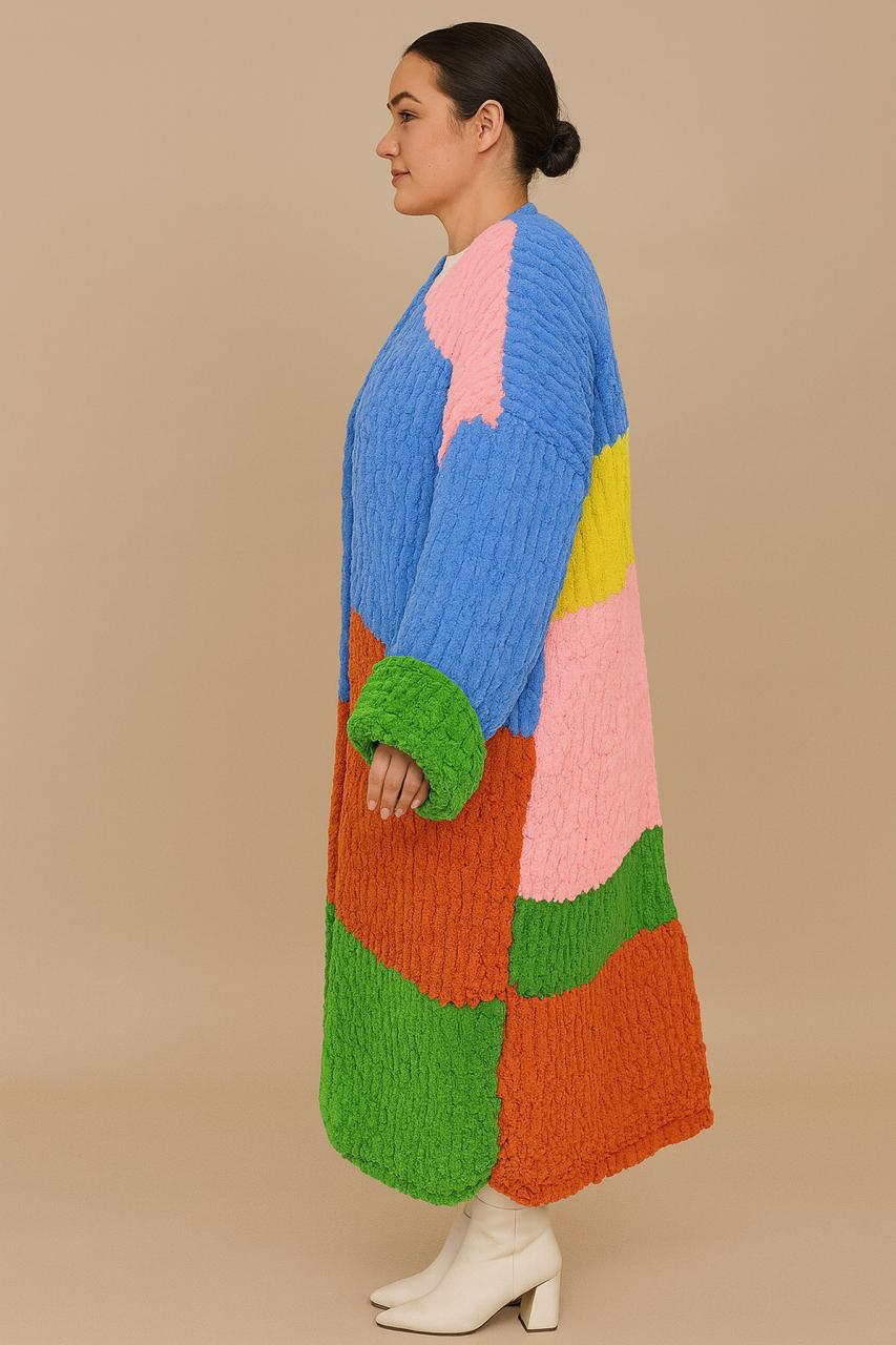 Rainbow oversized cardigan