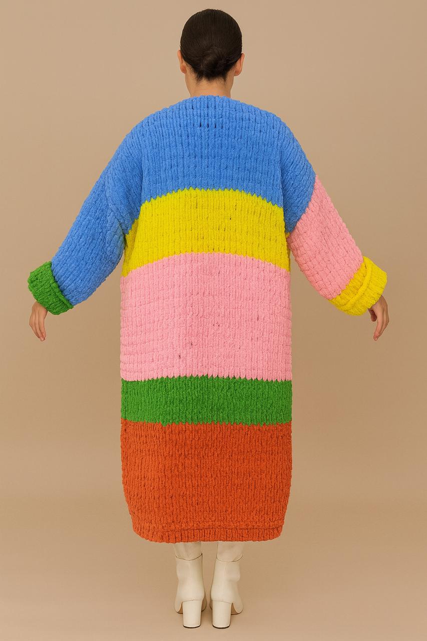 Rainbow oversized cardigan